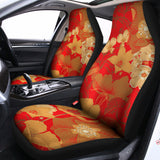 Vintage Chinese Flower Print Universal Fit Car Seat Covers 102422