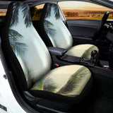 Vintage Coconut Tree Print Universal Fit Car Seat Covers 102422