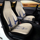 Vintage Deer Skull Print Universal Fit Car Seat Covers 102422