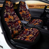 Vintage Dragon Flower Pattern Print Universal Fit Car Seat Covers 102422