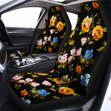 Vintage Floral Flower Pattern Print Universal Fit Car Seat Covers 102422