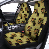 Vintage Flower Patchwork Pattern Print Universal Fit Car Seat Covers 102422