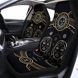 Vintage Gemini Zodiac Sign Print Universal Fit Car Seat Covers 102422