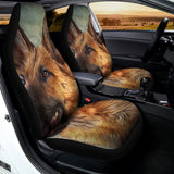 Vintage German Shepherd Portrait Print Universal Fit Car Seat Covers 102422