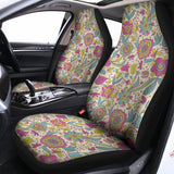 Vintage Girly Floral Print Universal Fit Car Seat Covers 102422