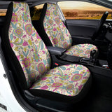 Vintage Girly Floral Print Universal Fit Car Seat Covers 102422