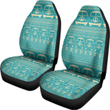 Vintage Hippie Van Pattern Print Universal Fit Car Seat Covers 102422