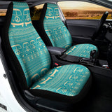 Vintage Hippie Van Pattern Print Universal Fit Car Seat Covers 102422