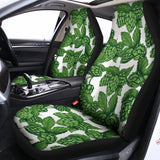 Vintage Hop Cone Pattern Print Universal Fit Car Seat Covers 102422