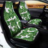 Vintage Hop Cone Pattern Print Universal Fit Car Seat Covers 102422