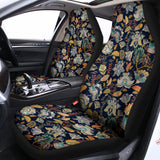 Vintage Indian Floral Pattern Print Universal Fit Car Seat Covers 102422