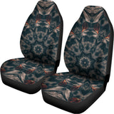 Vintage Kaleidoscope Print Universal Fit Car Seat Covers 102422