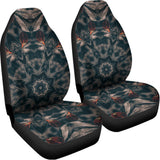 Vintage Kaleidoscope Print Universal Fit Car Seat Covers 102422
