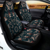 Vintage Kaleidoscope Print Universal Fit Car Seat Covers 102422