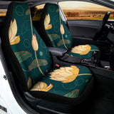 Vintage Lotus Pattern Print Universal Fit Car Seat Covers 102422