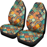 Vintage Mandala Bohemian Pattern Print Universal Fit Car Seat Covers 102422