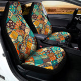 Vintage Mandala Bohemian Pattern Print Universal Fit Car Seat Covers 102422
