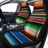 Vintage Mexican Blanket Pattern Print Universal Fit Car Seat Covers 102422