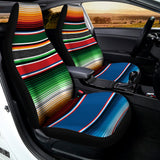 Vintage Mexican Blanket Pattern Print Universal Fit Car Seat Covers 102422