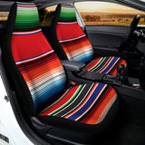 Vintage Mexican Serape Pattern Print Universal Fit Car Seat Covers 102422