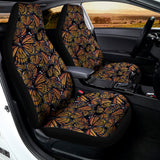 Vintage Monarch Butterfly Pattern Print Universal Fit Car Seat Covers 102422