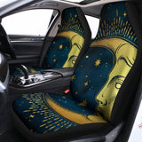 Vintage Moon And Sun Print Universal Fit Car Seat Covers 102422