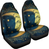 Vintage Moon And Sun Print Universal Fit Car Seat Covers 102422