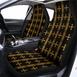 Vintage Orthodox Pattern Print Universal Fit Car Seat Covers 102422