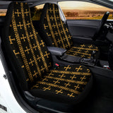 Vintage Orthodox Pattern Print Universal Fit Car Seat Covers 102422