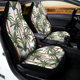 Vintage Palm Tree Beach Pattern Print Universal Fit Car Seat Covers 102422
