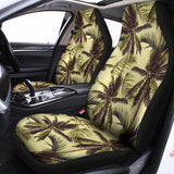 Vintage Palm Tree Pattern Print Universal Fit Car Seat Covers 102422