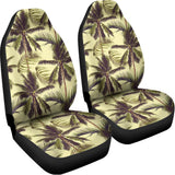 Vintage Palm Tree Pattern Print Universal Fit Car Seat Covers 102422