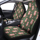Vintage Pink Pig Pattern Print Universal Fit Car Seat Covers 102422