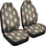 Vintage Pink Pig Pattern Print Universal Fit Car Seat Covers 102422