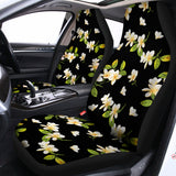 Vintage Plumeria Flower Pattern Print Universal Fit Car Seat Covers 102422