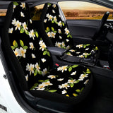 Vintage Plumeria Flower Pattern Print Universal Fit Car Seat Covers 102422