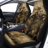Vintage Pug Portrait Print Universal Fit Car Seat Covers 102422