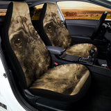 Vintage Pug Portrait Print Universal Fit Car Seat Covers 102422