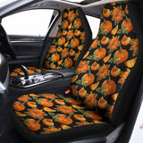 Vintage Pumpkin Pattern Print Universal Fit Car Seat Covers 102422