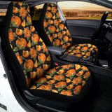 Vintage Pumpkin Pattern Print Universal Fit Car Seat Covers 102422