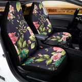 Vintage Rose Floral Flower Pattern Print Universal Fit Car Seat Covers 102422