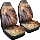 Vintage Shar Pei Print Universal Fit Car Seat Covers 102422