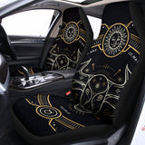 Vintage Taurus Zodiac Sign Print Universal Fit Car Seat Covers 102422