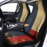 Vintage Texas Flag Print Universal Fit Car Seat Covers 102422