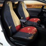Vintage Texas Flag Print Universal Fit Car Seat Covers 102422