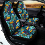Vintage Toucan Pattern Print Universal Fit Car Seat Covers 102422
