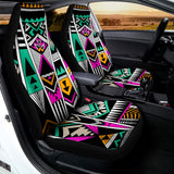 Vintage Tribal Aztec Pattern Print Universal Fit Car Seat Covers 102422