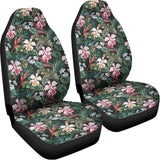 Vintage Tropical Exotic Hawaiian Print Universal Fit Car Seat Covers 102422
