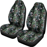 Vintage Tropical Floral Print Universal Fit Car Seat Covers 102422