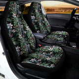 Vintage Tropical Floral Print Universal Fit Car Seat Covers 102422